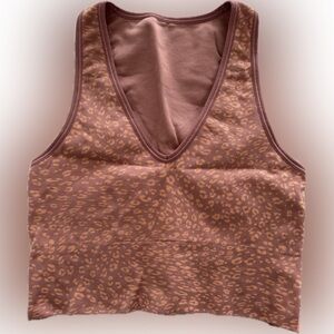 Athleta Leopard Print Women's compression top